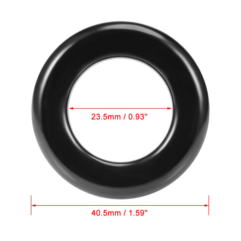 [Australia - AusPower] - uxcell Toroid Core, Ferrite Chokes Ring Iron Powder Inductor Ferrite Rings, Black 5pcs, 23.5 x 40.5 x 14.7mm 
