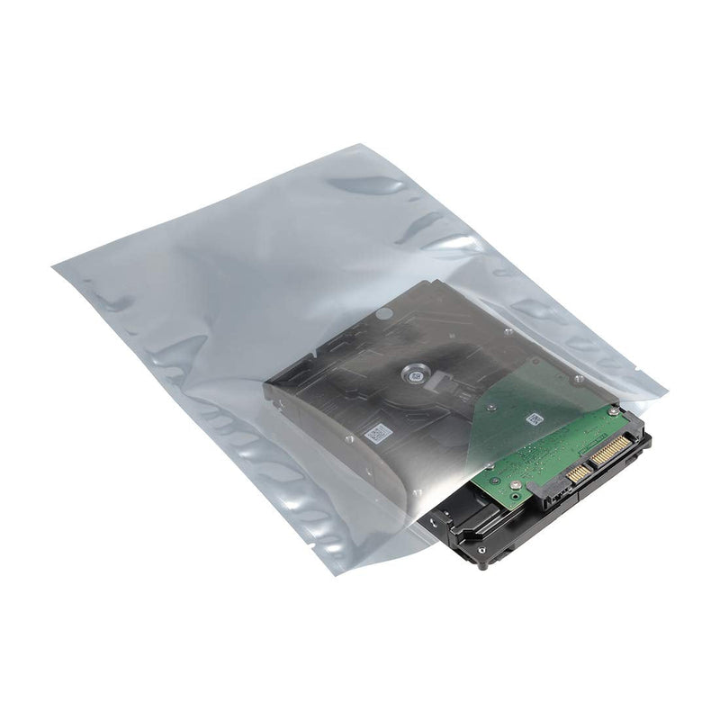 [Australia - AusPower] - uxcell Antistatic Shield Shielding Bag, Flat Open Top Anti Static Bag for Electronic Devices, 7x10 inch(180x250mm), 100 PCS 