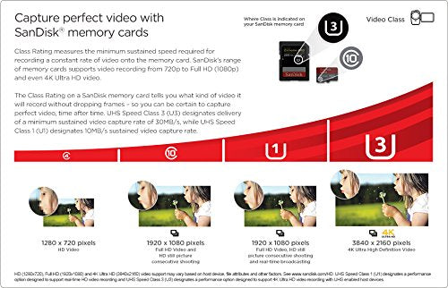 [Australia - AusPower] - Professional Ultra SanDisk 64GB Samsung Galaxy S8 MicroSDXC card with CUSTOM Hi-Speed, Lossless Format! Includes Standard SD Adapter. (UHS-1 Class 10 Certified 80MB/s) 