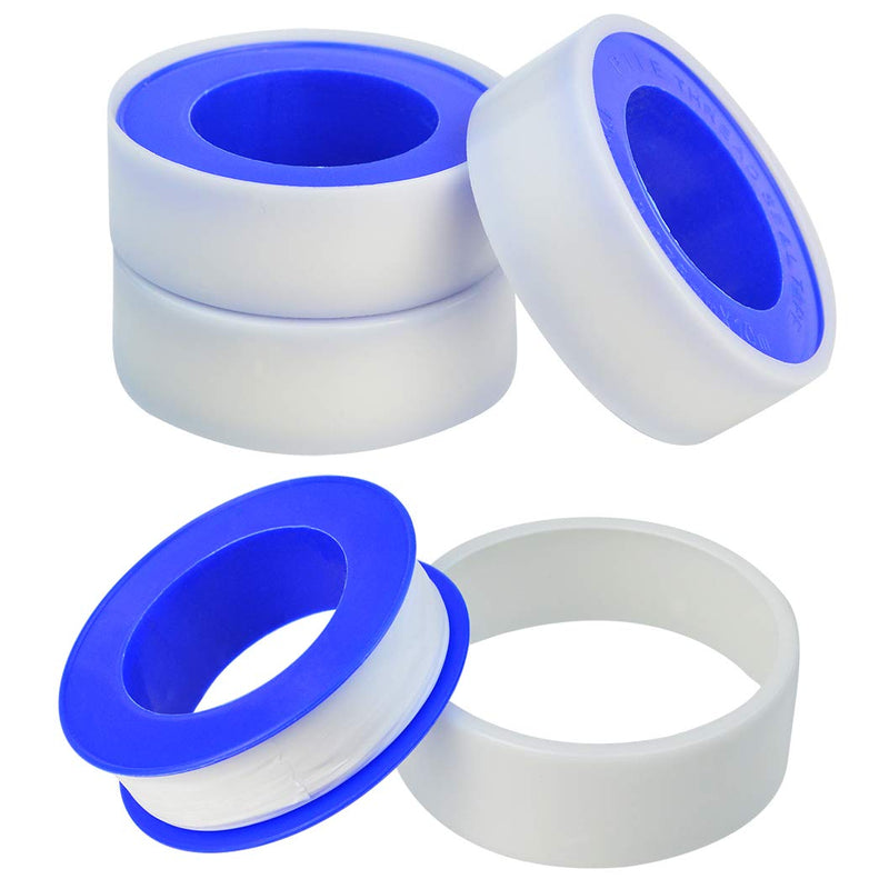 [Australia - AusPower] - 30 Rolls Thread Seal Tapes, Teflon Tape 1/2 PTFE Pipe Sealant Tape Industrial Thread Sealants Plumbers Thread Tape for Leak Water, Plumbers, Plumbing, Air Head, Thread Pipe, 1/2" x394" White 