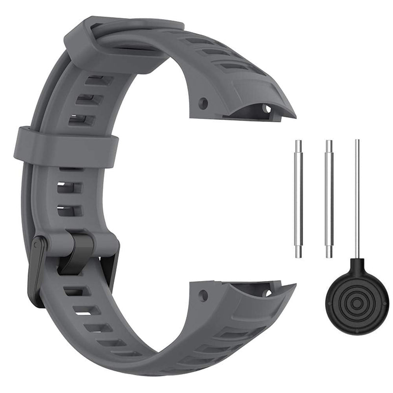 [Australia - AusPower] - QGHXO Band for Garmin Instinct, Soft Silicone Replacement Watch Band Strap for Garmin Instinct/Instinct Tide/Instinct Tactical/Instinct Solar/Instinct Esports (No Tracker) 5PCS Boys 