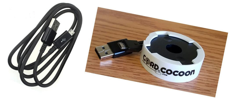 [Australia - AusPower] - Cord Cocoon Cord and Cable Organizer(4-Pack) 