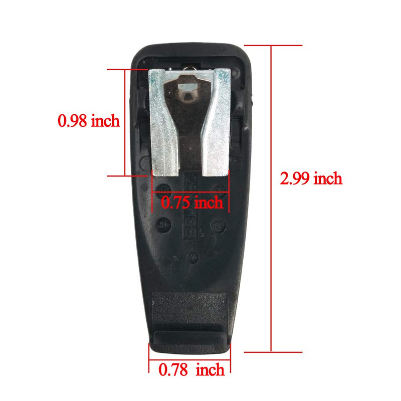 [Australia - AusPower] - Belt Clip Compatible for Motorola XTS2500 XTS1500 HT750 HT1250 PR860 CP125 CP185 GP140 GP328 GP340 GP360 GP380 GP640 Radio HNN9013 NTN9858 (7 Pack) 