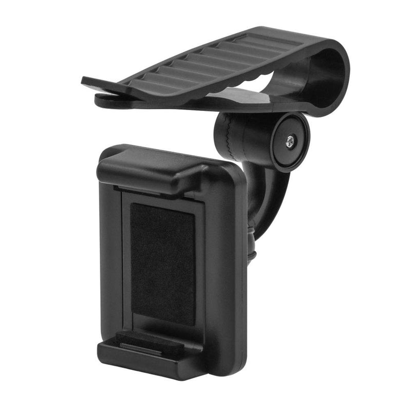[Australia - AusPower] - Geekercity Car Mount Cell Phone Holder Universal 360 Rotating Car Sun Visor Mount Support Clip Bracket for GPS Smartphones [35-90mm] 