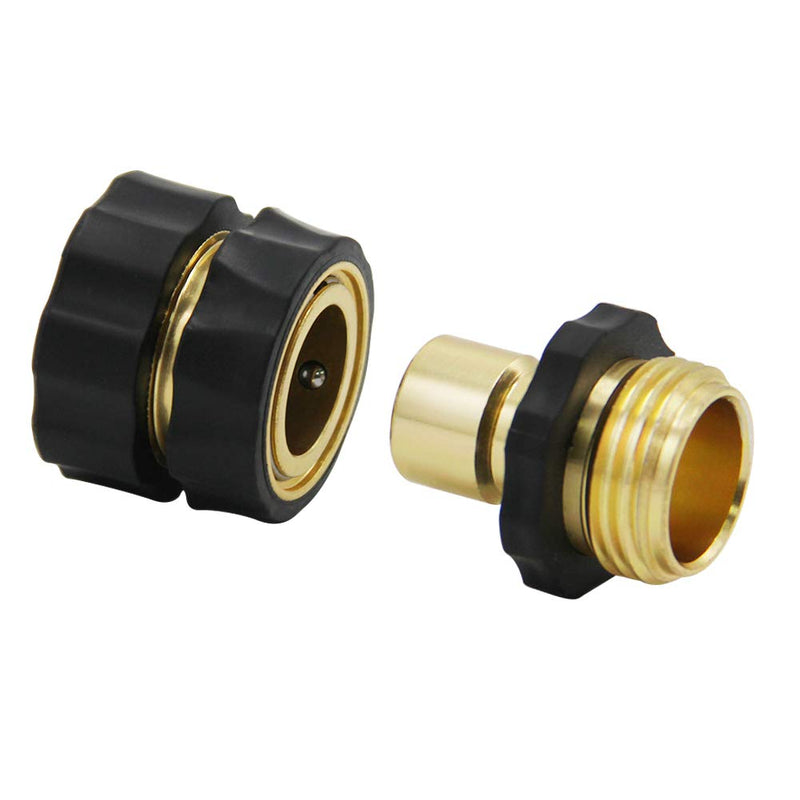 [Australia - AusPower] - Twinkle Star 3/4 Inch Garden Hose Fitting Quick Connector Male and Female Set, 4 Set 4 Sets 