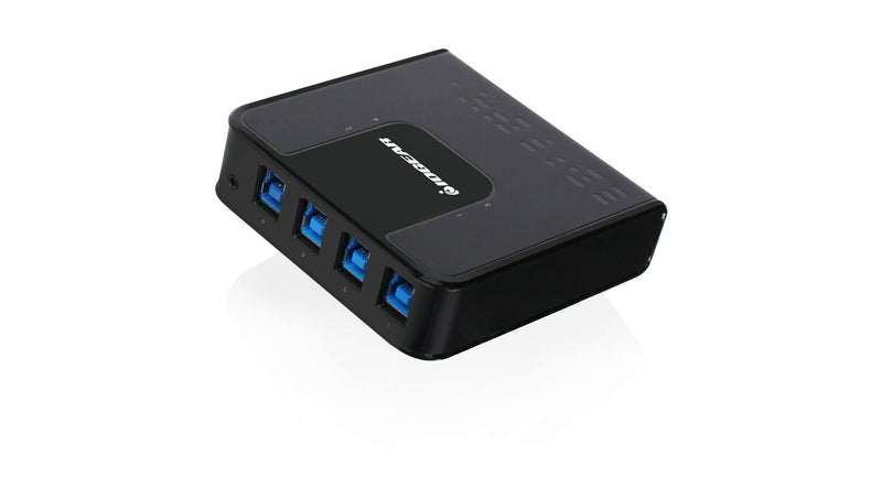 [Australia - AusPower] - IOGEAR 4x4 USB 3.0 Peripheral Sharing Switch - Share 4 USB Devices Between 4 Computers - LED Indicators - Cables & Remote Included - PC - MAC - Printer - Scanner - Mouse/Keyboard and More - GUS434 