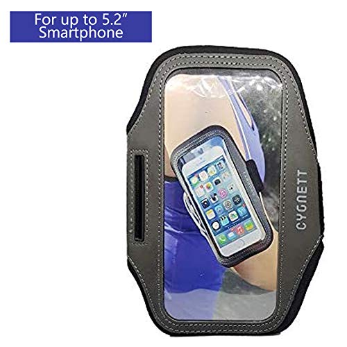 [Australia - AusPower] - Cygnett Armband for 4.7 inch iPhone 6/Galaxy S5/HTC One M8/Sony Xperia Z2 - Black 