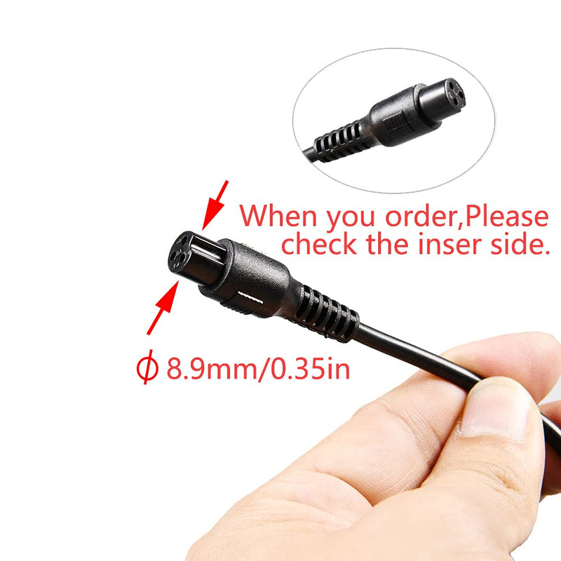 [Australia - AusPower] - Toeaot 42V 2A Power Adapter with 3-Prong Inline Connector for 36V Pocket Mod,Dirt Quad,and Sports Mod Power Supply Adapter 