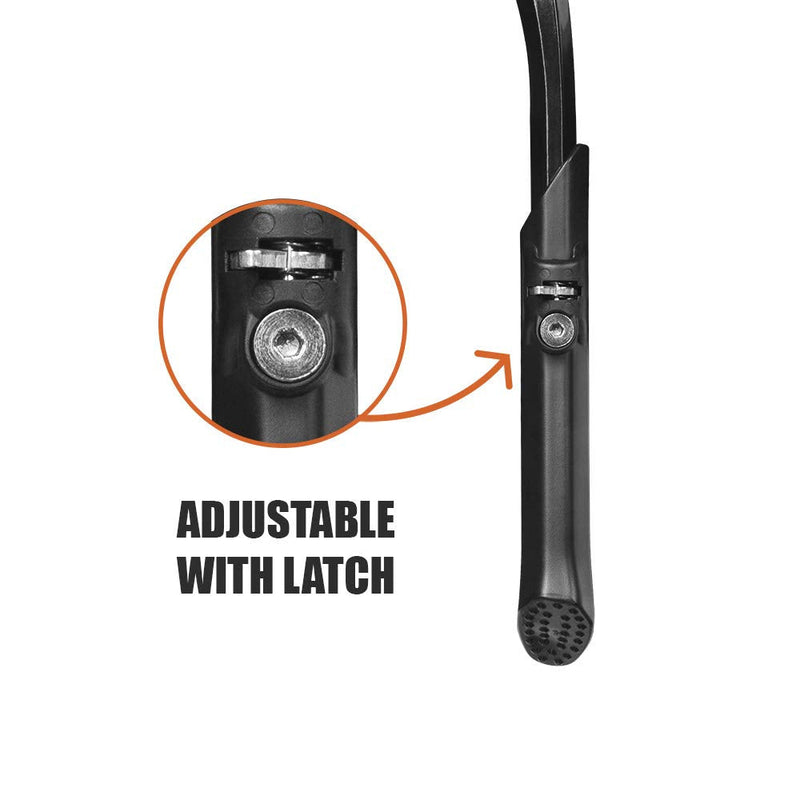 [Australia - AusPower] - BV Alloy Adjustable Rear Side Non-Slip Bicycle Bike Kickstand for 24" - 29" Mountain Bike/Road Bike/BMX/MTB 