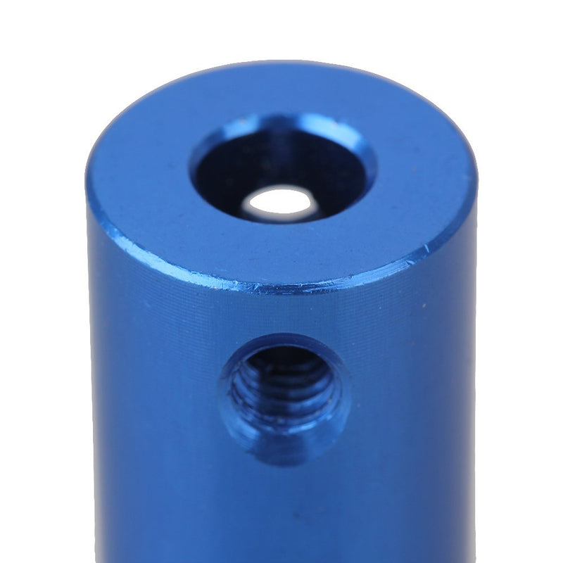 [Australia - AusPower] - BQLZR Blue 6mm to 6mm Aluminum Shaft Coupling Rigid Coupling Coupler Motor Connector with Spanner Pack of 2 