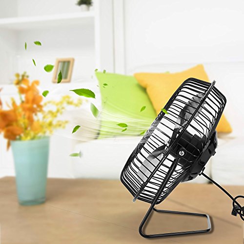 [Australia - AusPower] - Solar Panel Powered Fan with USB, 6V 4.5W Mini Portable Solar Fan , Portable Personal Cooling Fan Hiking Equipment for Cooling Ventilation Outdoor Home Travelling Camping Car 