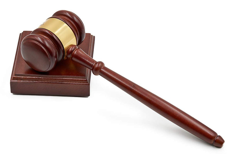 [Australia - AusPower] - Gavels Fast Wooden Gavel and Sound Block for Judge Lawyer Auction 