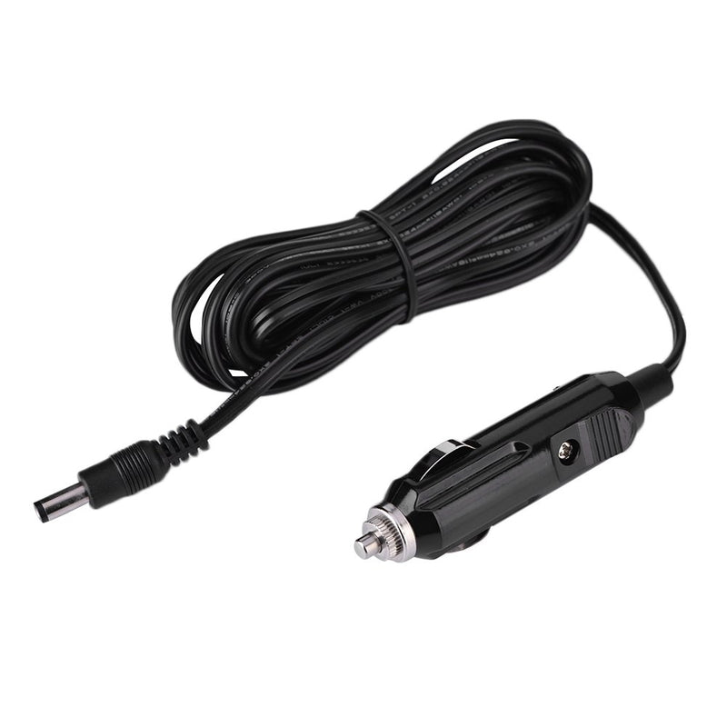 [Australia - AusPower] - 3 Meter/9.8 Feet 12V DC 5.5mmx2.1mm car Cigarette Lighter line for Automotive appliances Power Plug Cord Adapter Cable with LED Light Applicable to car Machine, Inflatable Pump, and car Refrigerator 