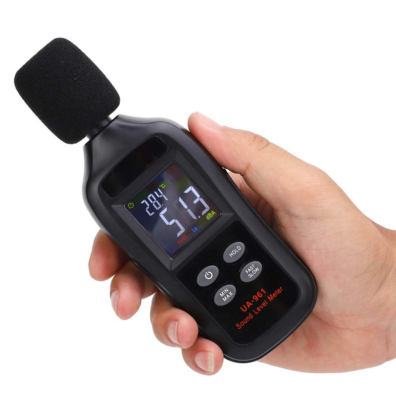 [Australia - AusPower] - Walfront UA961 Portable Sound Level Meter Decibel Meter Noise Meter Monitor Sound Quality Audio Record Sound Measuring Tool 35-135dB 