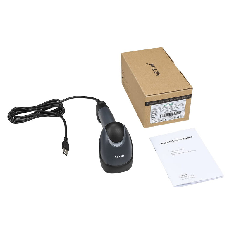 [Australia - AusPower] - NETUM USB Laser Barcode Scanner, Handheld 1D Wired Bar Code Scanner Scanning UPC EAN Reader Gun Retails for Supermarket, Convenience Store, Warehouse - NT-M1 