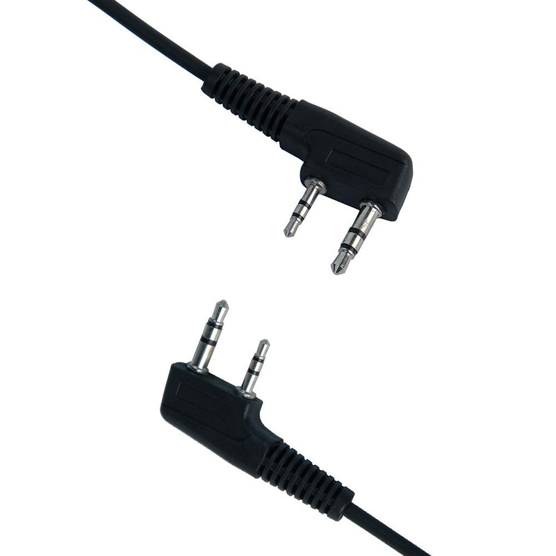 [Australia - AusPower] - Caroo Kenwood Walkie Talkies Radio Earpiece 2 Pin Covert Acoustic Tube Headset for Baofeng UV-5R BF-888S BF-F8HP BF-F9 UV-82 UV-82HP UV-82C Kenwood TK-2107 TK-3107 Retevis RT21 Two Way Radio,10 Pack 