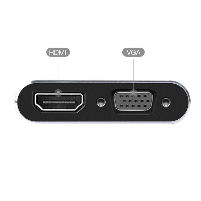 [Australia - AusPower] - CY USB 3.0 2.0 to HDMI VGA HDTV Adapter Cable External Graphics Card for Windows Laptop 