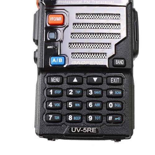[Australia - AusPower] - BAOFENG UV-5RE Dual Band Amateur Handheld Two Way Radio UHF/VHF 136-174/400-480Mhz 128 Channels Upgrade Enhanced Version FM Ham walkie talkie Transceiver with Earpiece 