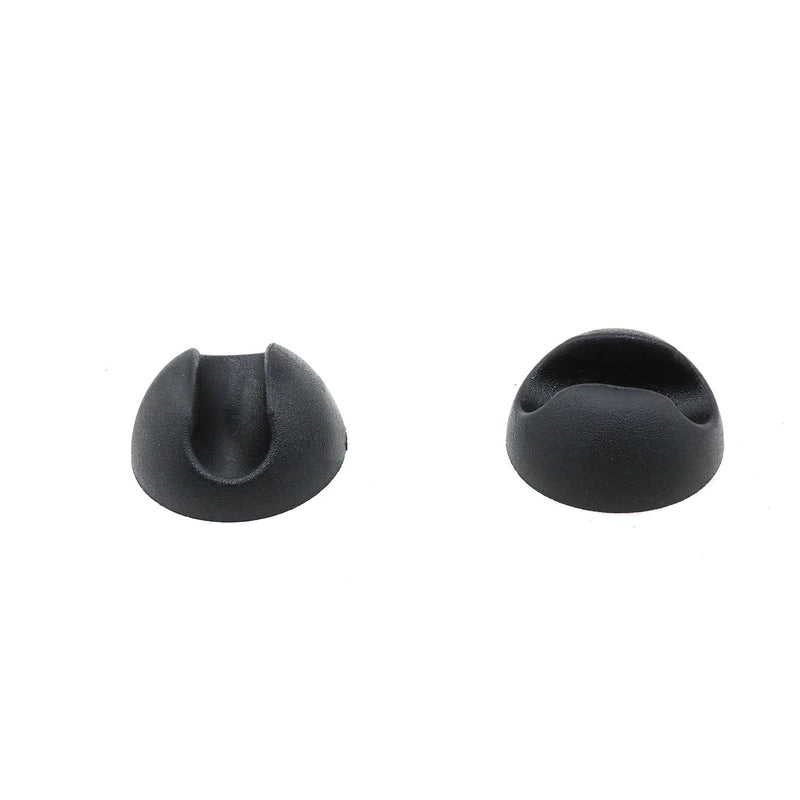 [Australia - AusPower] - Meuey Lyot Hairpin Leg Floor Protectors Suitable for 3/8 "to 1/2" Thick rods Furniture Table and Chair feet Rubber Cap Metal Table Leg Protector Black -8pcs 