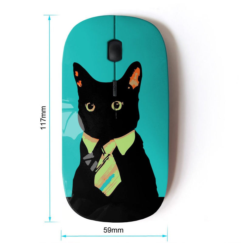[Australia - AusPower] - KawaiiMouse [ Optical 2.4G Wireless Mouse ] Office Business Kitty Cat 