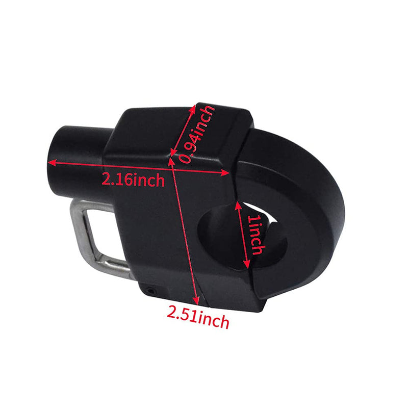 [Australia - AusPower] - Motorcycle Helmet Lock Anti-Theft, Tamper-Proof Helmet Security Lock, for Motorbike Scooter Street Bike, Secures Helmet 