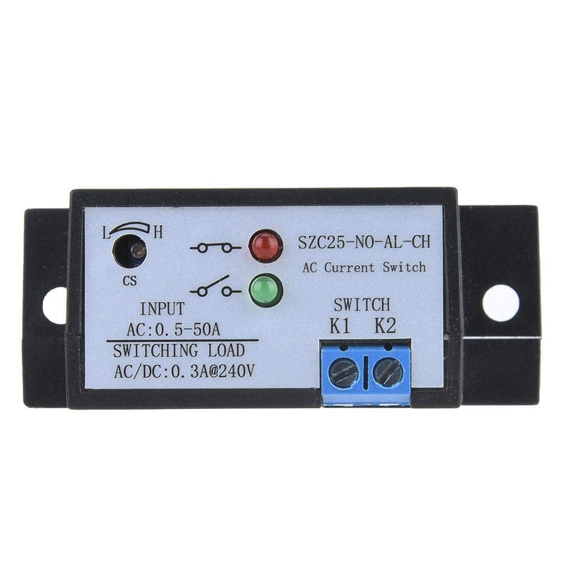 [Australia - AusPower] - FTVOGUE Current Sensing Switch, Normally Open Self-Powered Current Sensing Relay, AC 0.5-50A (SZC25-NO-AL-CH) 