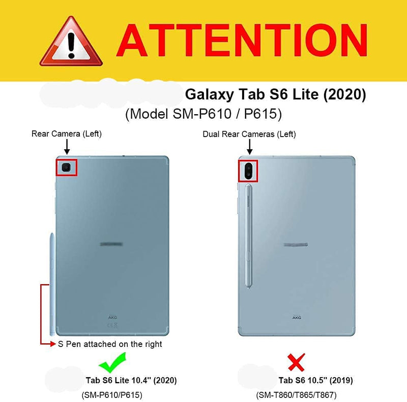 [Australia - AusPower] - A-creator Galaxy Tab S6 Lite Stylus Pen Replacement for Samsung Galaxy Tab S6 Lite (EJ-PP610) Stylus Touch S Pen (Oxford Gray) Oxford Gray 