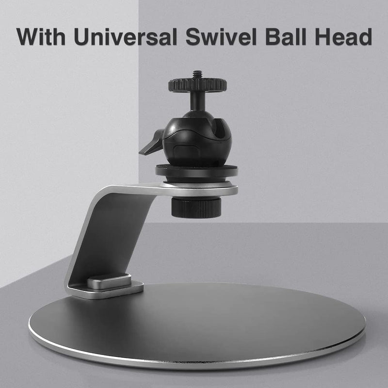 [Australia - AusPower] - Projector Stand with Universal Swivel Ball Head Screw Table Mobile Projector Mount Aluminum Alloy Removable Adjustable Projectors Bracket Liboer … With Swivel Ball Head 
