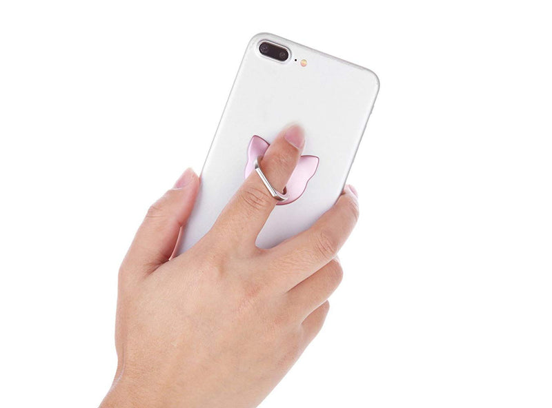 [Australia - AusPower] - lenoup Cat Cell Phone Holder,360 Rotation Phone Ring Kickstand,Universal Cell Phone Ring Grip for Almost All Phones,Pad 