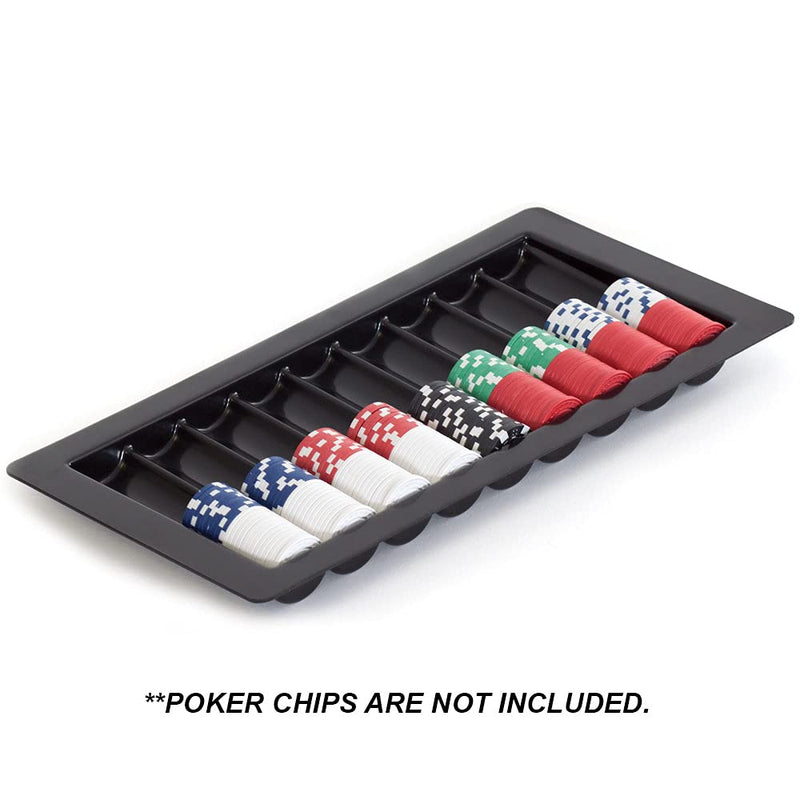 [Australia - AusPower] - GSE Games & Sports Expert Casino Poker Table Plastic Chip Trays (Several Styles Available) 9 Row - Holds 450 Chips 