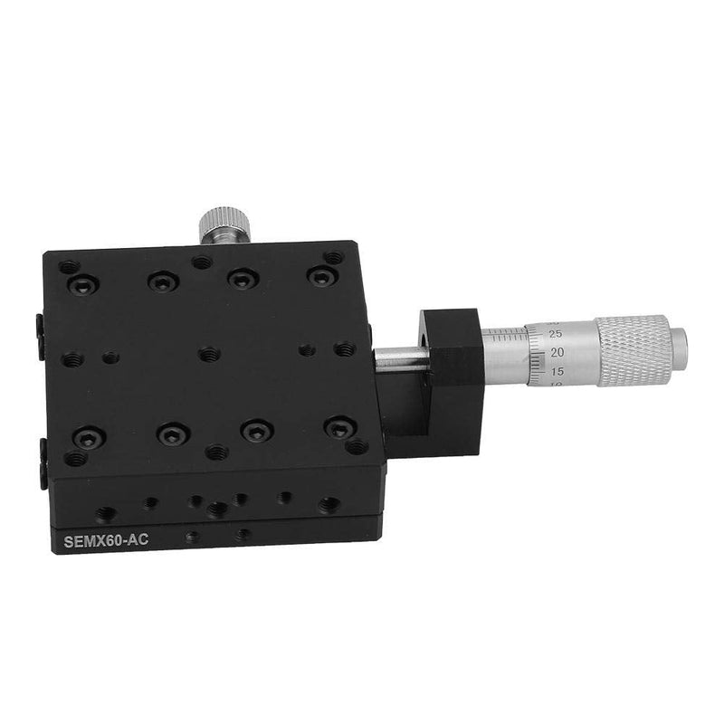 [Australia - AusPower] - SEMX60-AC X Linear Stage, 60x60mm X Micrometer Manual Precision Linear Translation Stage Displacement Platform X Axis Linear Stage Sliding Table 