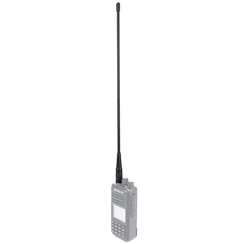 [Australia - AusPower] - Retevis Two Way Radio Antenna SMA-M Antenna 144/430MHz for RT1 RT85 RT81 RT82 RT87 RT3S RT83 TYT MD-380 UV8000D Baofeng BF-UV3R YAESU Walkie Talkies Dual Band Elite Whip Antenna (1 Pack) 