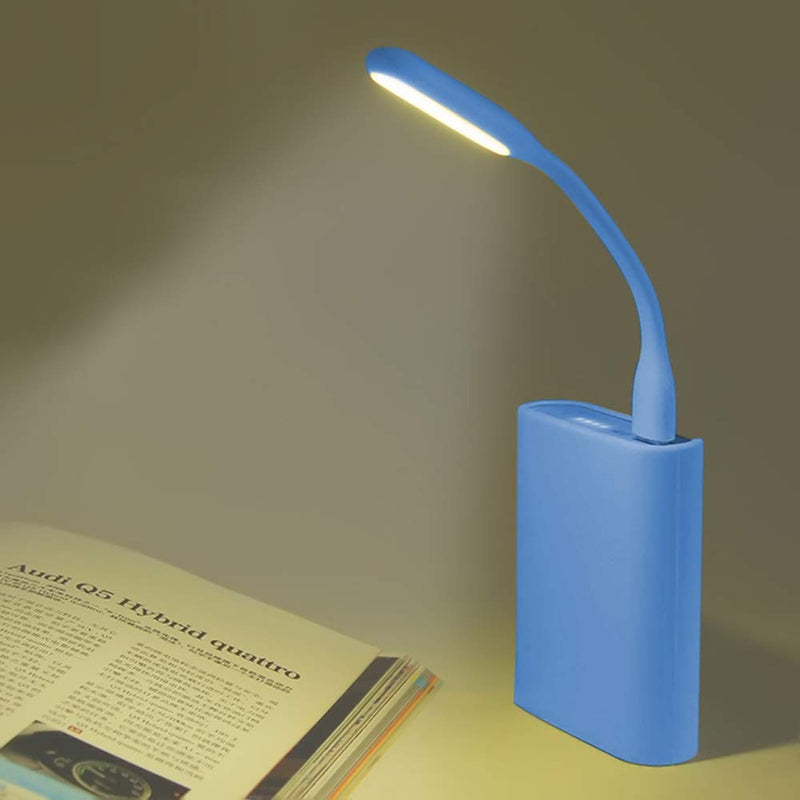 [Australia - AusPower] - GOSONO 5PCS Foldable random color Super Bright USB Led Light Mini Portable Flexible Book Light Reading Light for Mobile Power Computer Laptop 