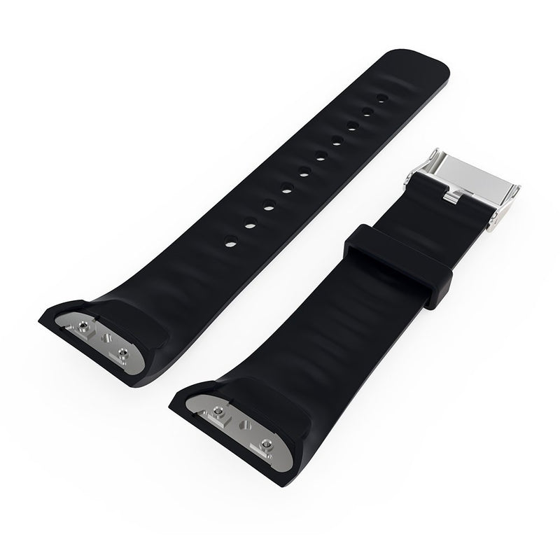 [Australia - AusPower] - V.one Replacement Soft Watch Band Silicone Wristband Strap Smartwatch Band Accessories for Samsung Gear Fit 2 SM-R360 - (Small Size & Black) 