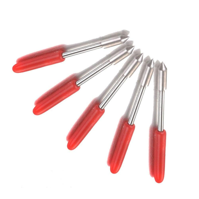 [Australia - AusPower] - 5pcs 45 Degree Roland GCC Vinyl Cutter Cutting Plotter Blade Spare Part 