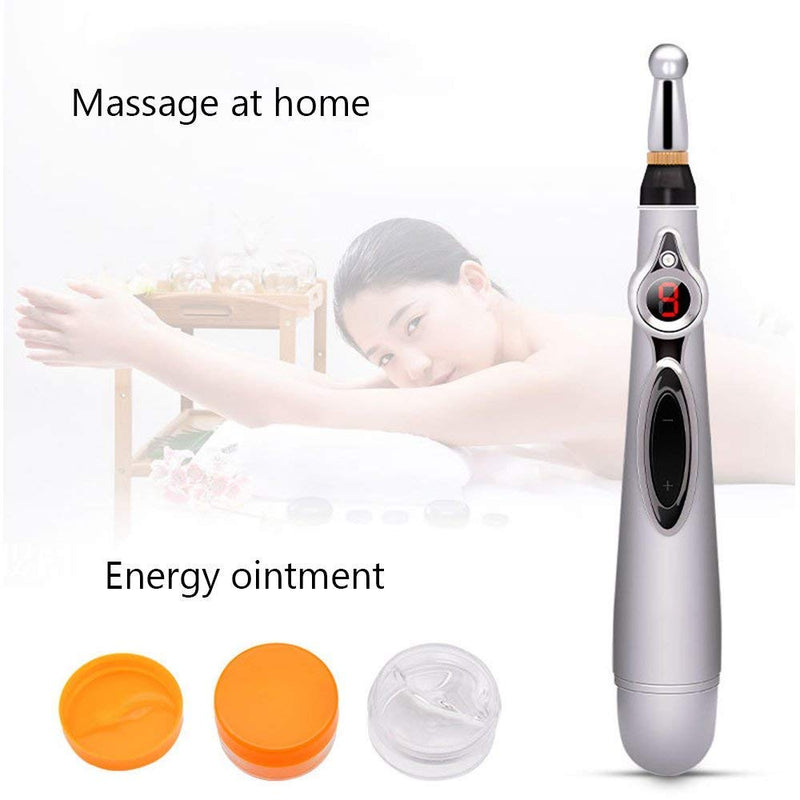 [Australia - AusPower] - Electronic Acupuncture Pen, 3-in-1 Meridian Energy Pen for Pain Relief, Pain Relief Therapy, Electric Meridians Acupuncture Machine 