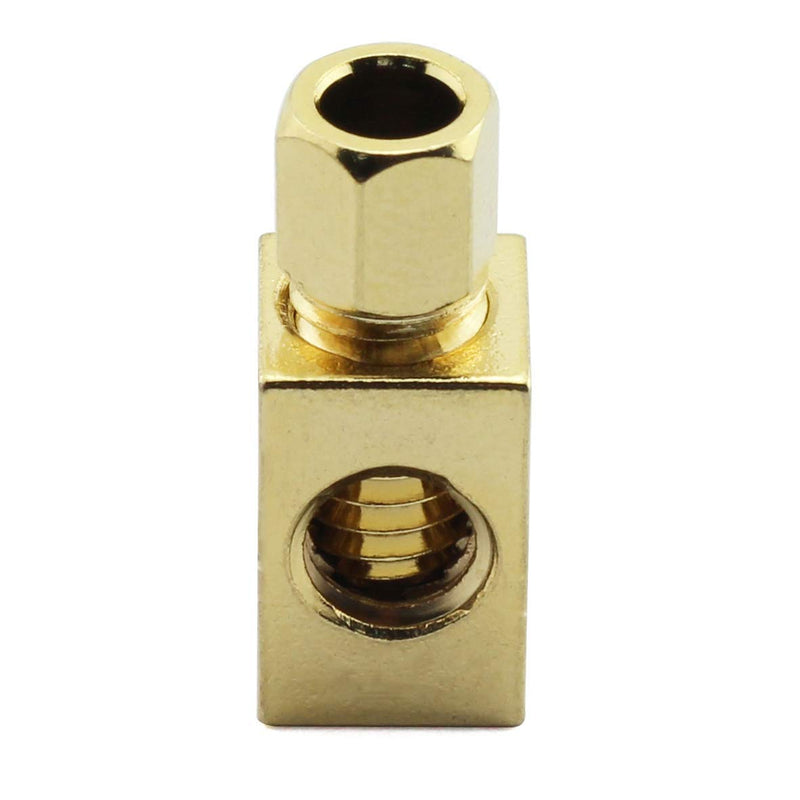 [Australia - AusPower] - 8 PCS Speaker Cable Connector, Hi-end Banana to Spade Adapter Plug Speaker Cable Wire Right Angle Spade Fork and Binding Post Connector HiFi Gold 