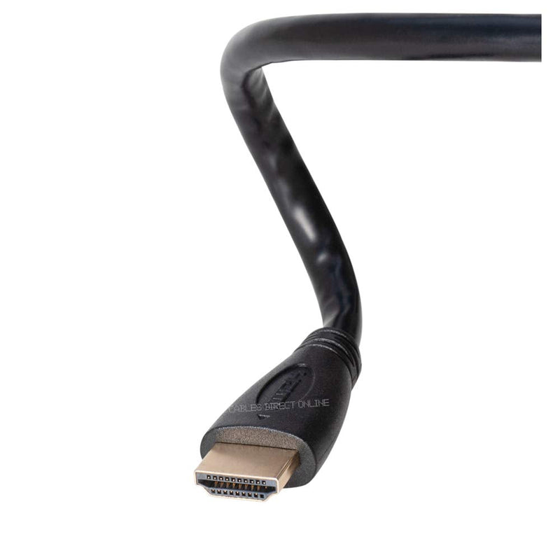 [Australia - AusPower] - 30FT High Speed 4K HDMI Cable with Audio & Ethernet Return Channel, 2160p, 1440p, Compatible with Apple TV, DVD, PS5, Xbox, Bluray (30FT, Black) 30FT 