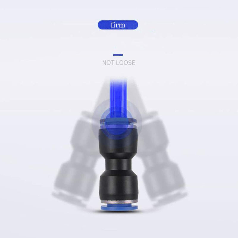 [Australia - AusPower] - 16mm Quick Fitting, 5/8” OD Push to Connect Pipe Tube Straight Fittings, Pneumatic Air Line Connector 10Pcs (PU16) 16mm(PU16) 