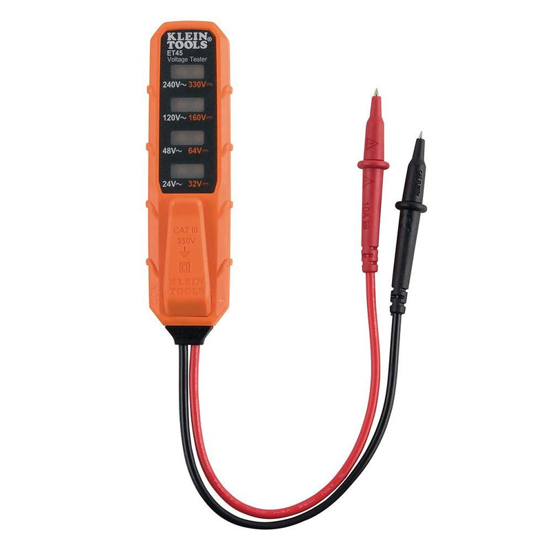 [Australia - AusPower] - Klein Tools ET45 Voltage Tester, AC Voltage, DC Voltage, Low Voltage Electric Tester, No Batteries Needed 24/240 V 