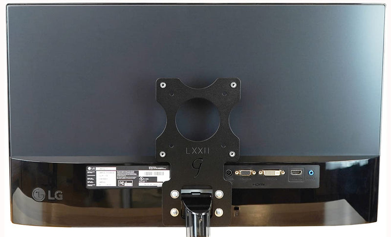 [Australia - AusPower] - Gladiator Joe Monitor Arm/Mount VESA Bracket Adapter Compatible with LG 24MP58VQ, 24MP58VQ-P, 24MP59G, 24MP59G-P, 24MP60VQ, 27MP58VQ, 27MP58VQ-P | Laser Cut | 100% Made in North America 