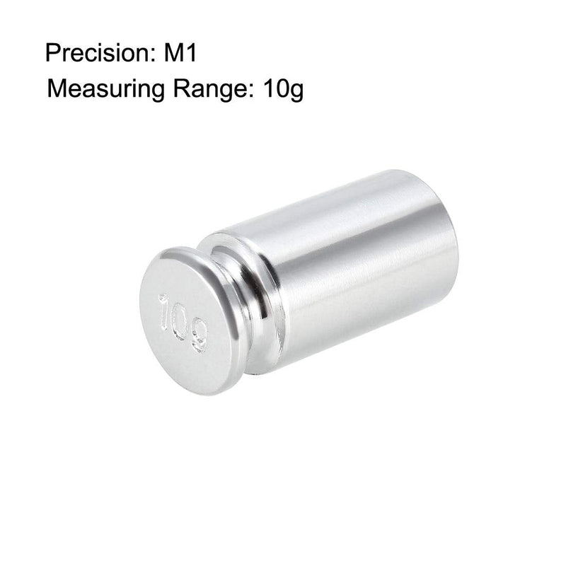 [Australia - AusPower] - uxcell Calibration Weight 10g M1 Precision Chrome Plated Steel for Digital Balance Scales 
