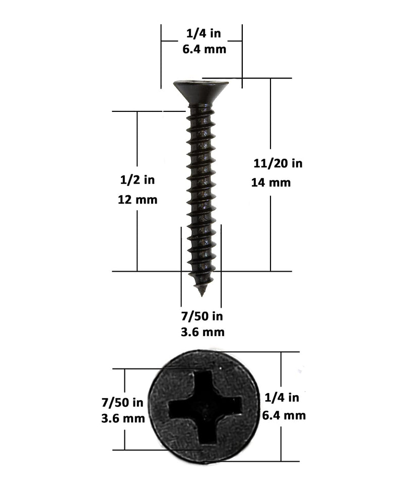 [Australia - AusPower] - Table Top Fasteners, Z Clips for Table Tops 40 Packs (Black) Black 