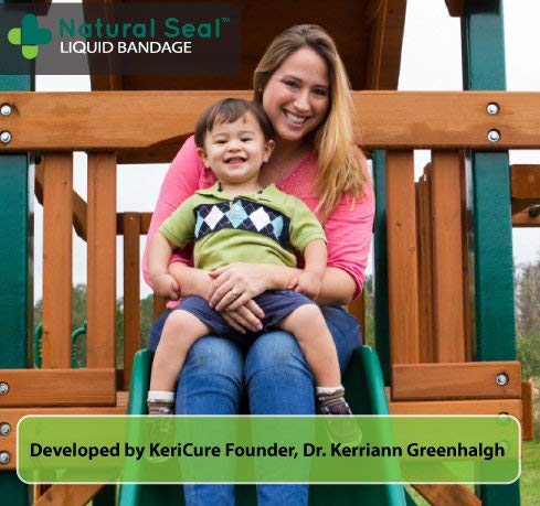 [Australia - AusPower] - KeriCure's Natural Seal Invisible Liquid Bandage, 2 Pack, Soothe, Seal and Protect Small cuts, scrapes, rashes and More - NO Harsh Chemicals - Sting Free - Moisturizing Spray on Bandage 