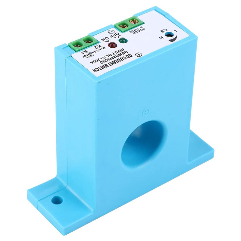 [Australia - AusPower] - Current Sensing Switch 1~200A DC 10~30V Flameproof Adjustable Current Sensing Switch Adjustable DC Current Sensor Switch(Normally Open) 