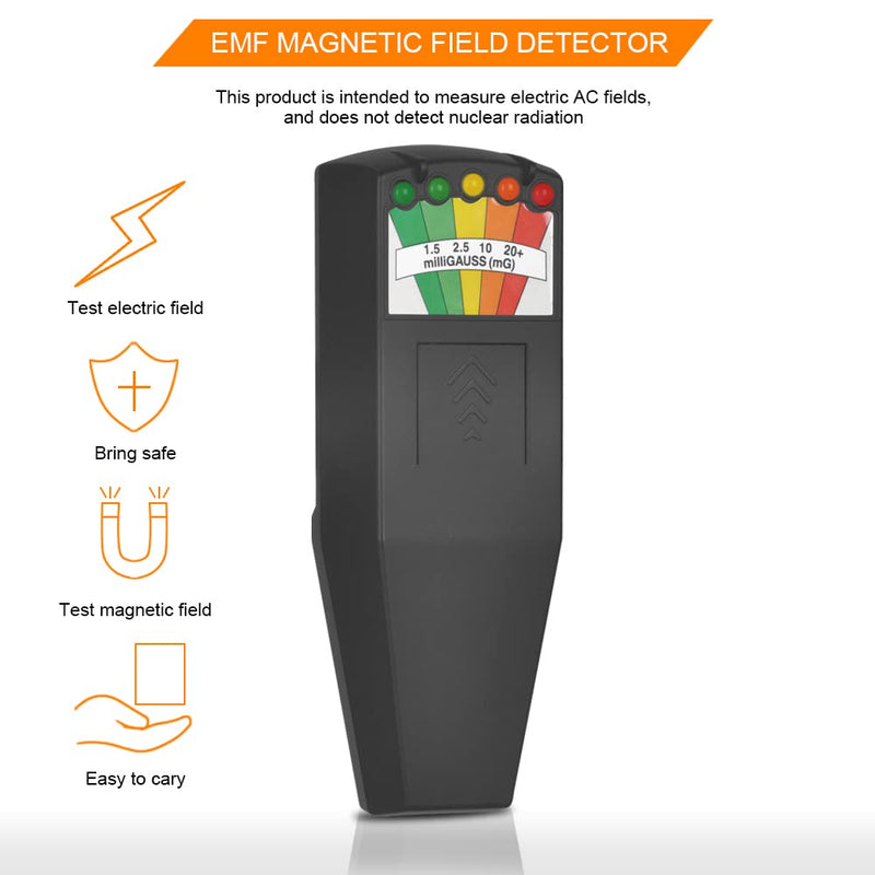 [Australia - AusPower] - EMF Meters, LED Magnetic Field Detector, Ghost Hunting Paranormal Equipment Tester Counter, Great Tester for Home EMF Inspections, Office & Outdoor 