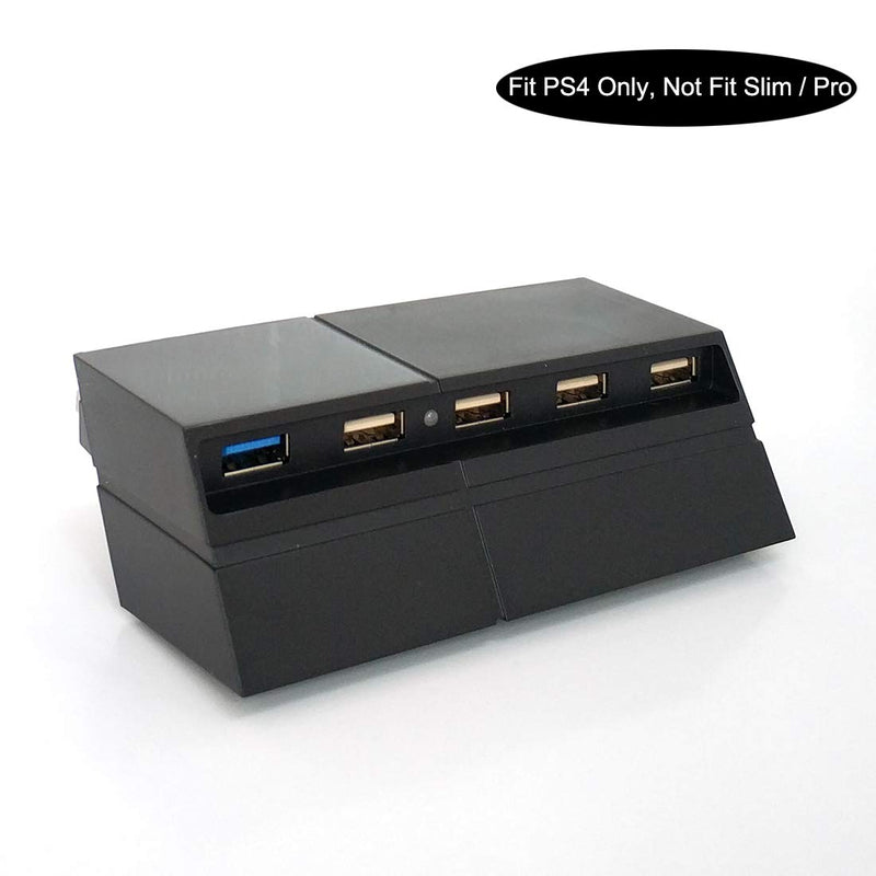 [Australia - AusPower] - Bealuffe USB Hub PS4 USB Extender Expander Extra USB Ports for PS4 Sony Playstation PS4 USB Splitter USB Extension (Only Fit PS4 Edition, Not Fit PS4 Slim or Pro) 