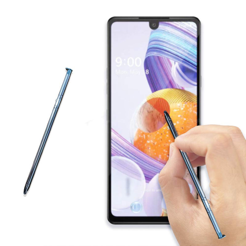 [Australia - AusPower] - 3 Pack Light Blue Touch Stylus Pen Replacement for LG Stylo 6 Stylus 6 Q730AM Q730VS Q730MS Q730PS Q730CS Q730MA LCD Touch Pen Stylus Pen + Type-c Adapter 
