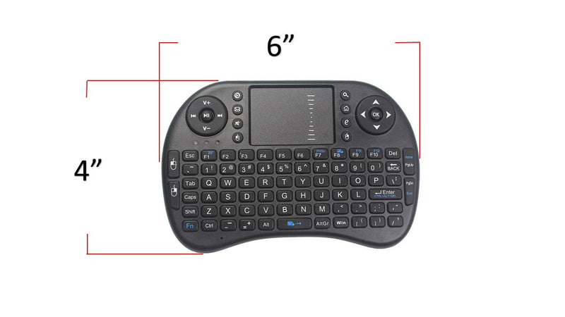 [Australia - AusPower] - Mini Wireless Keyboard 2.4GHz Touch-pad Mouse Combo Plus OTG Cable - TV xStream, Compatible with Firesticks, Android TV Box, IPTV, 4K Media Stick, Smart TV, PC, X-Boxes +More 