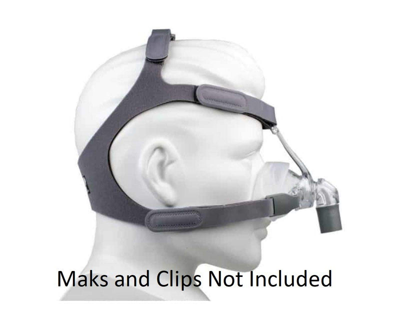 [Australia - AusPower] - Organic Deal Eson Nasal Mask Headgear Compatible with Fisher and Paykel Cpap Mask Eson -Eson Headgear Replacement Straps for Eson CPAP mask - Straps Compatible w/F&P Eson 2 Nasal Mask (Clips not incl) 